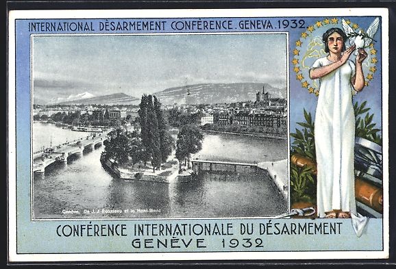 Cartoline postali: Genève, Conférence Internationale du D – Usato da Berlin venduto da bartko-reher