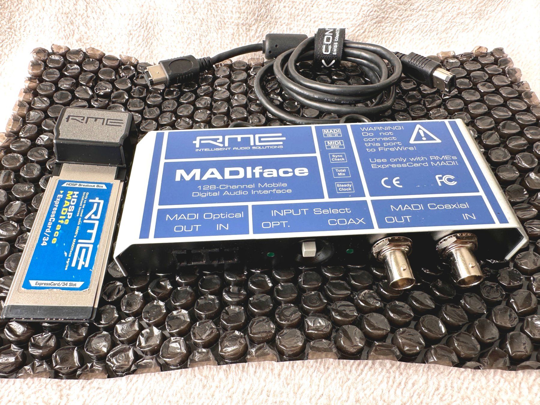 RME Attrezzatura per studi di registrazione: RME Madiface & hdspe expresscard audio interface - wie neu – Usato da Zürich venduto da Malco0