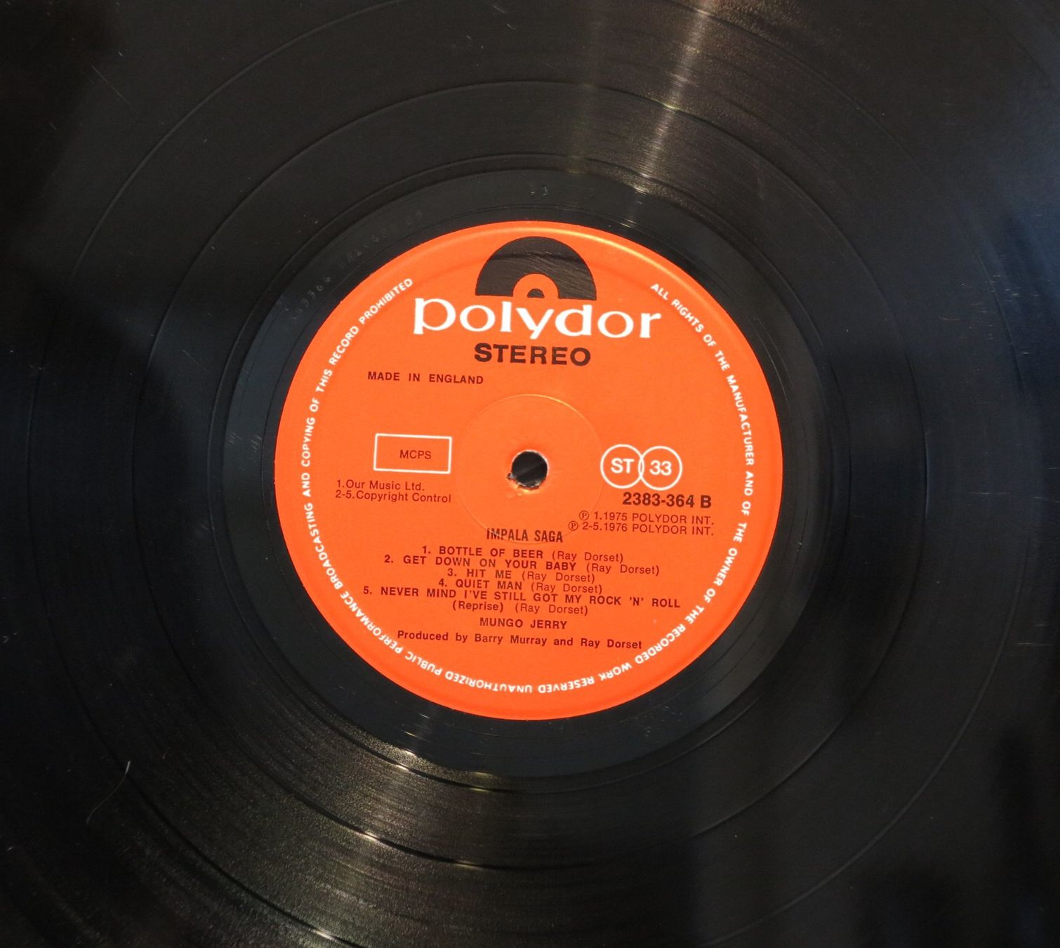Dischi in vinile: Mungo Jerry - Impala Saga / LP – Usato da Zürich venduto da Naim60 3