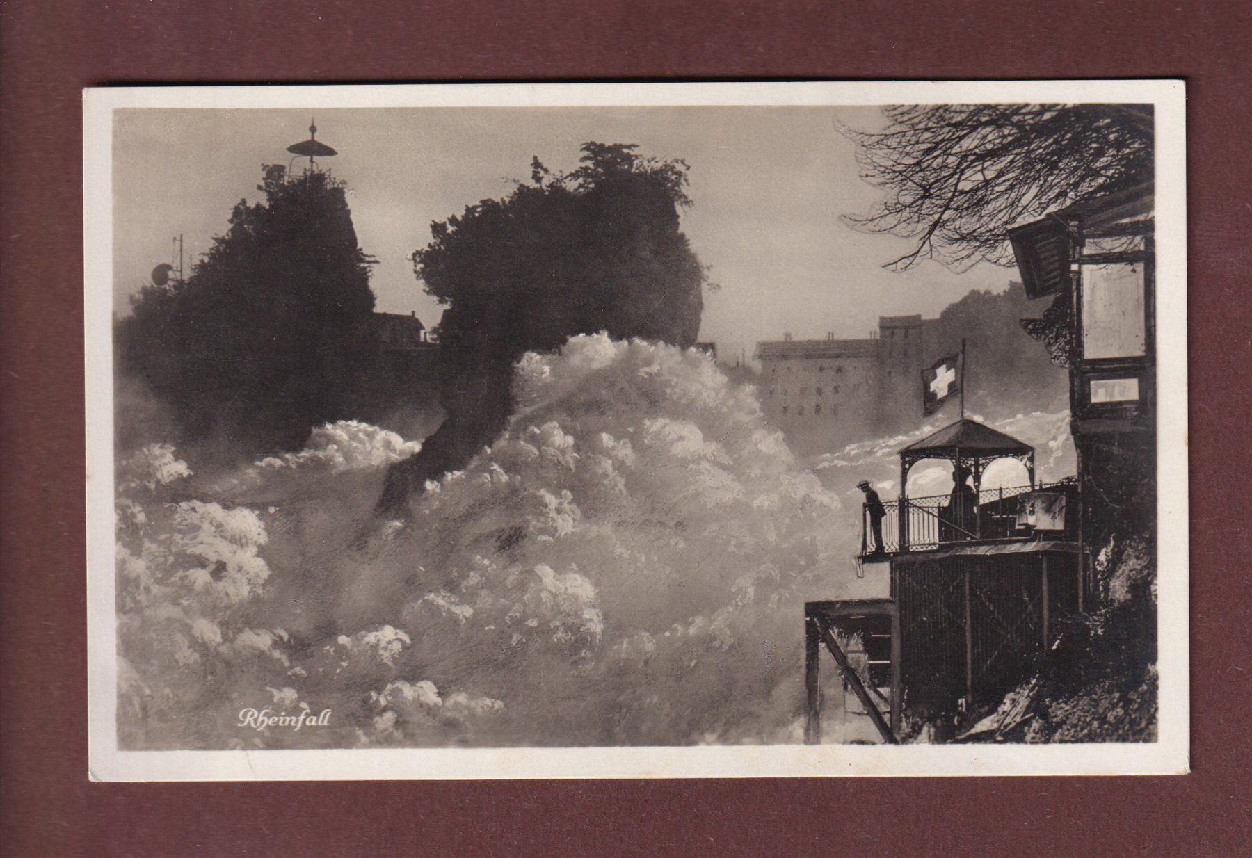 Cartoline postali: RHEINFALL - Fischetz – Usato da Pully venduto da nicecards-shop