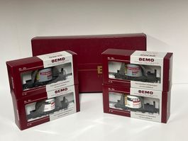 Bemo 7460 150 Uce 8008,8087,8092, 8094 4er-Set RhB