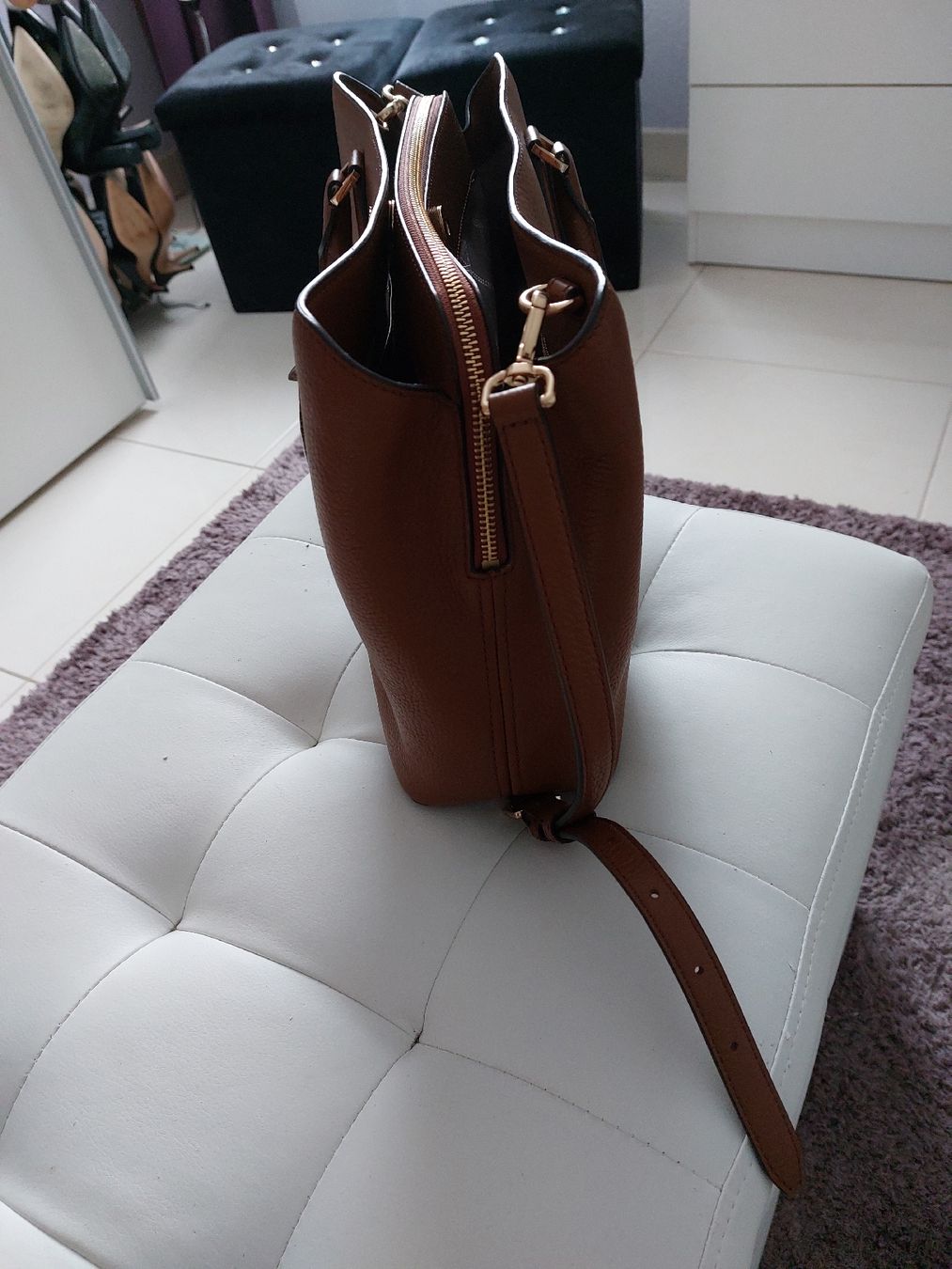 Michael Kors Taschen für Damen: Sac Michael Kors Camel, en cuir véritable, – Neu (gemäss Beschreibung) aus Formangueires von Fabienne1974 6