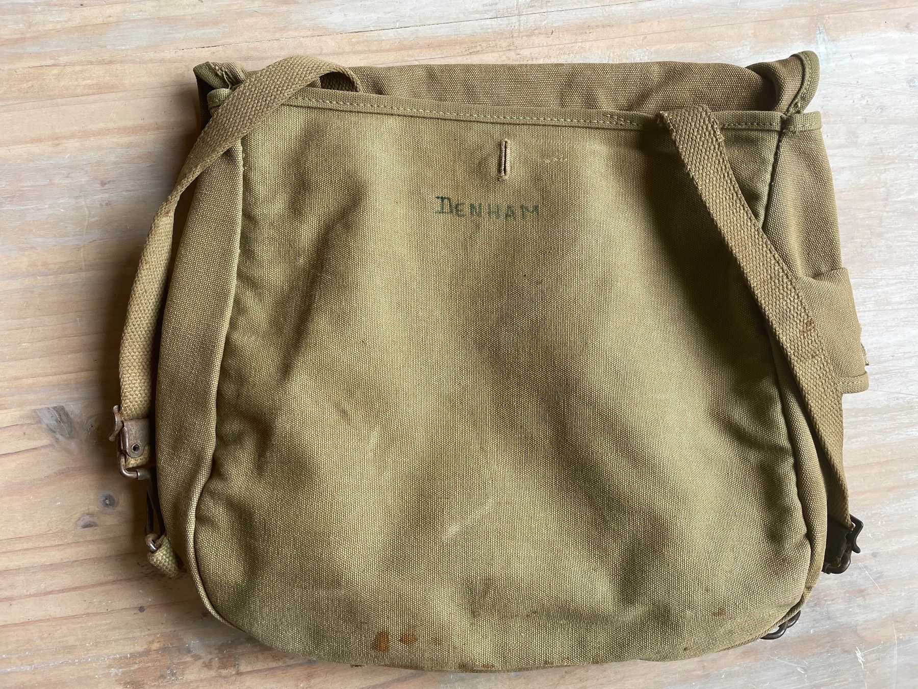 US Army Uniformi: Original WW2 US ARMY musette 1942 – Usato da Oberbütschel venduto da Woodie2005 3