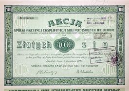 SA Eksploatacji Soli Potasowych we Lwowie - 1929