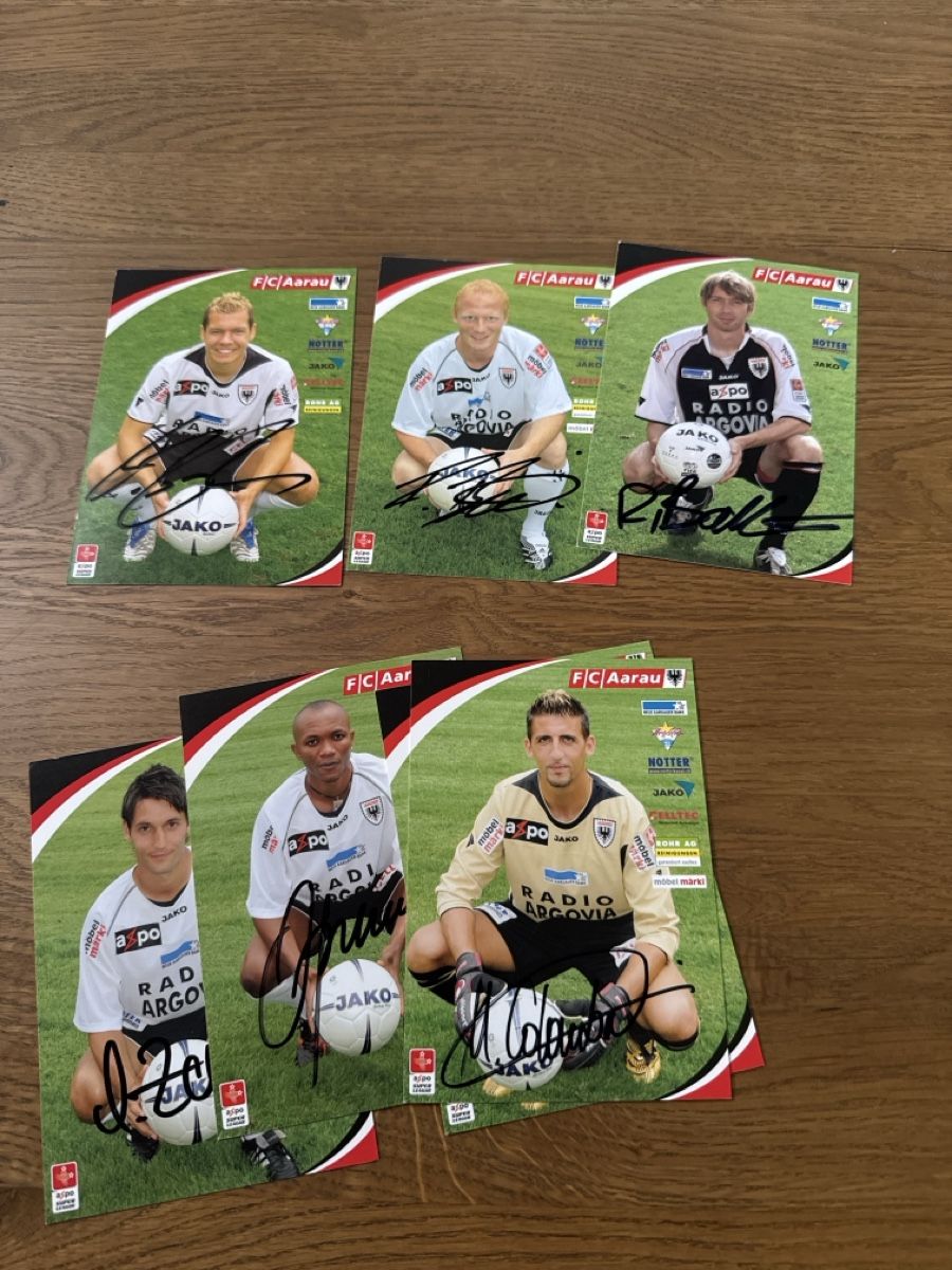 Autografi: Autogramme FC Aarau – Usato da Ins venduto da Mi_Ro93