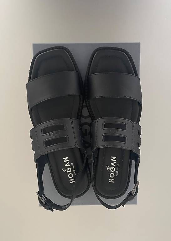 Hogan Scarpe da donna: Sandalo Hogan - H638 - Colore nero – Usato da Maroggia venduto da mar_2sv9 2
