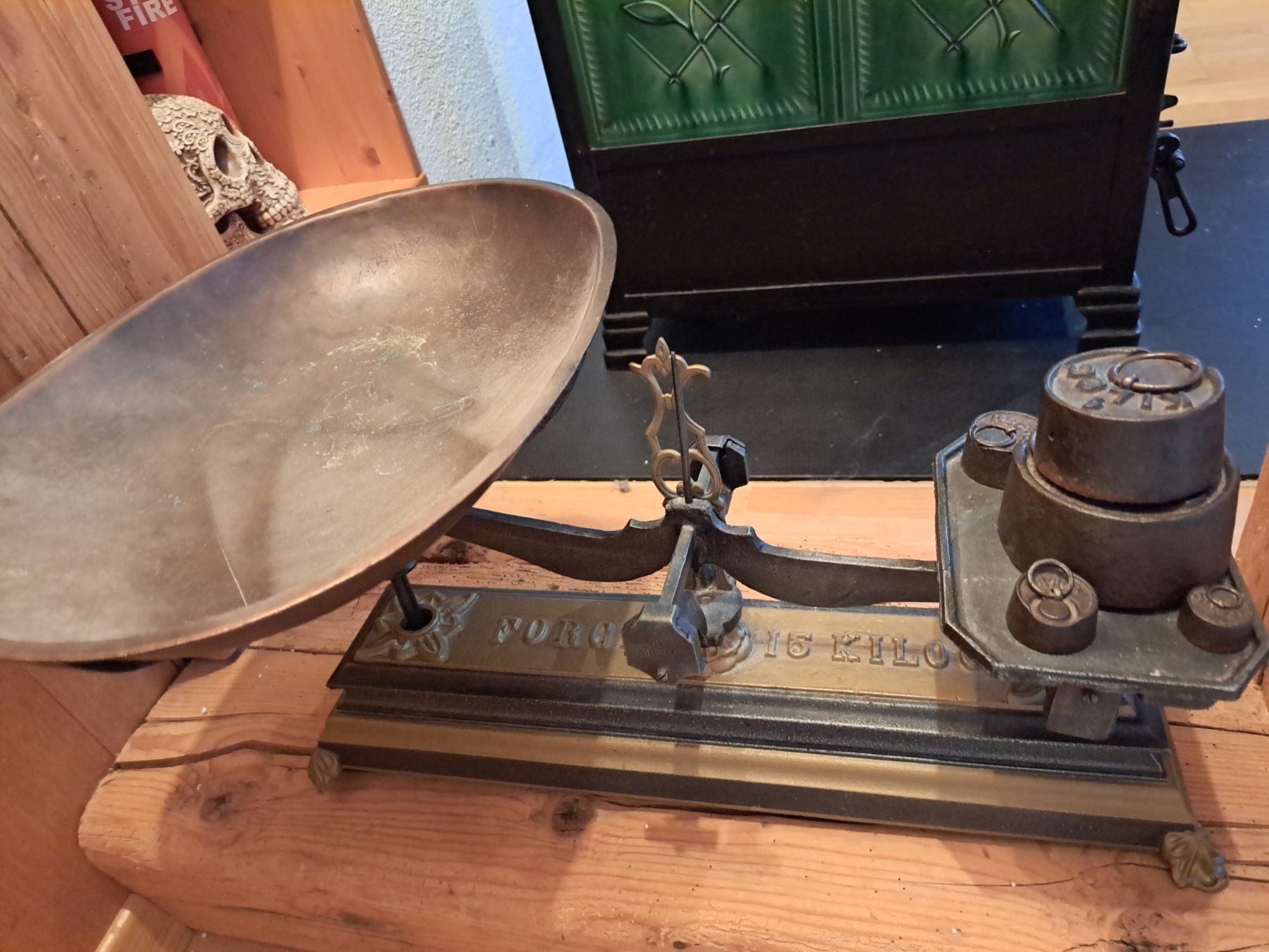 Accessori da laboratorio: Alte waage mit gewichten – Usato da Oberegg venduto da danni-1985