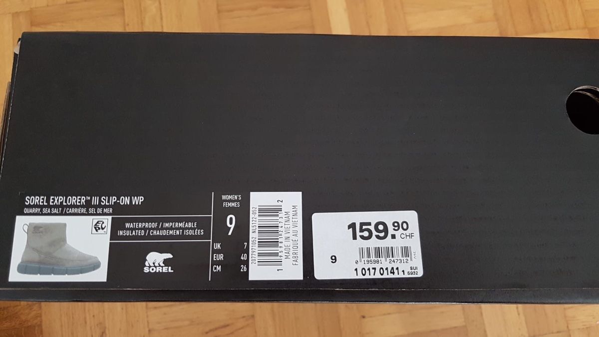 Sorel Scarpe da donna: Sorel Explorer Slip-on Winterschuhe,Gr 40. – Nuovo e nell'imballaggio originale da Zürich venduto da 280_yc86 2