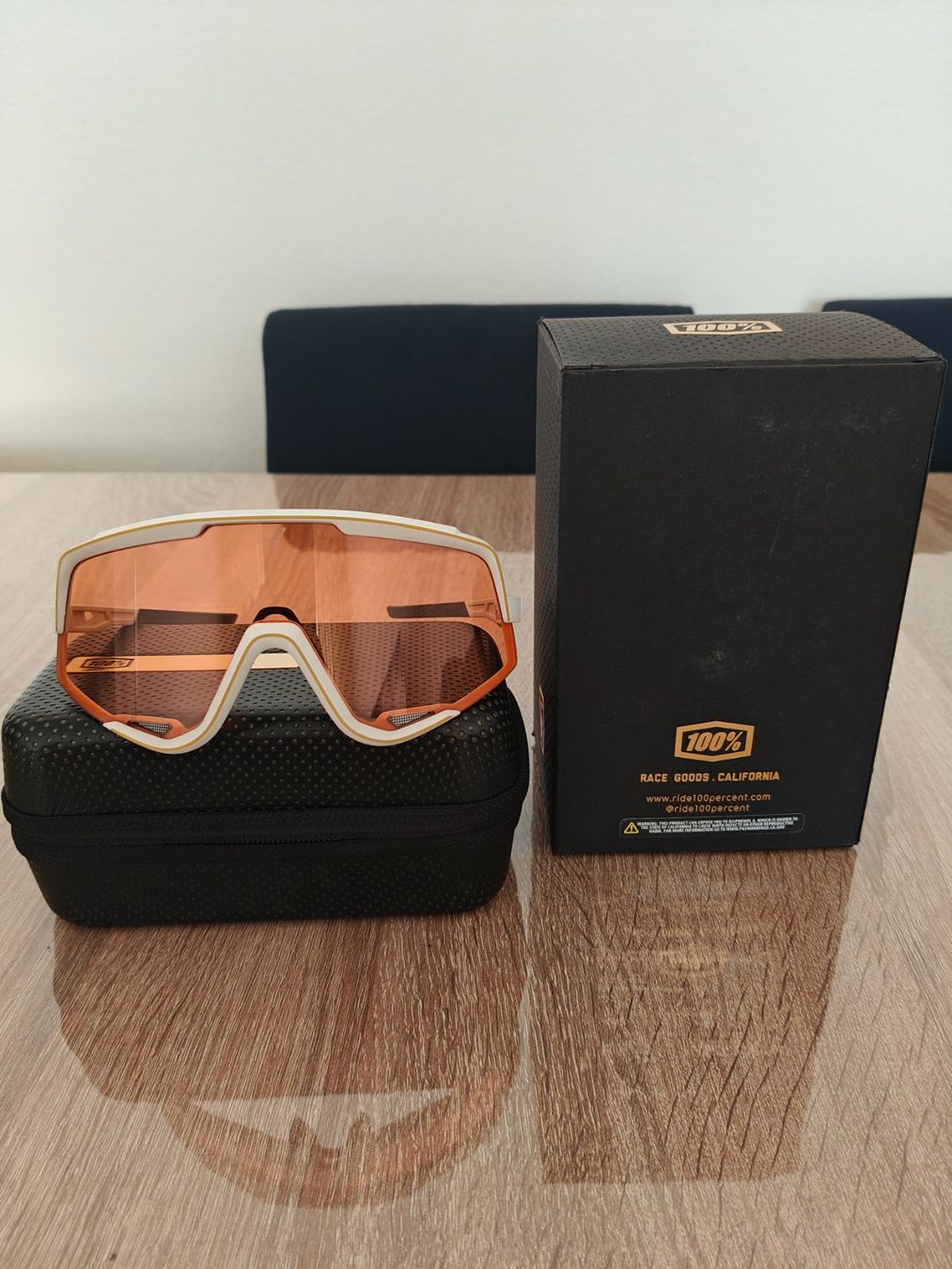 Brillen & Gläser: 100% Glendale Soft Tact Off White, Persimmon – Neu und originalverpackt aus Mönchaltorf von addap 3