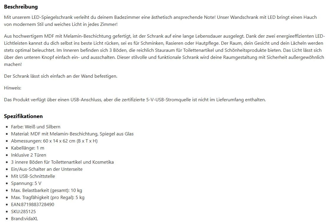 Armoires miroirs: Badschrank OVP halber Preis – Neuf avec emballage d'origine à Schinznach Dorf par Renik 1