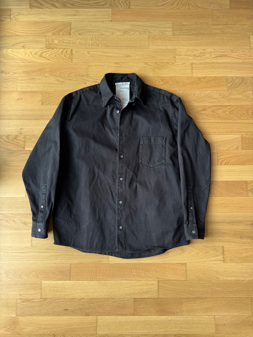 Hemden: Acne Studios Odrox Cotton Twill Overshirt – Gebraucht aus Dübendorf von cendre 3