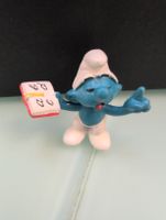 Figurine Schtroumpf Vintage Avec Livre Rouge
