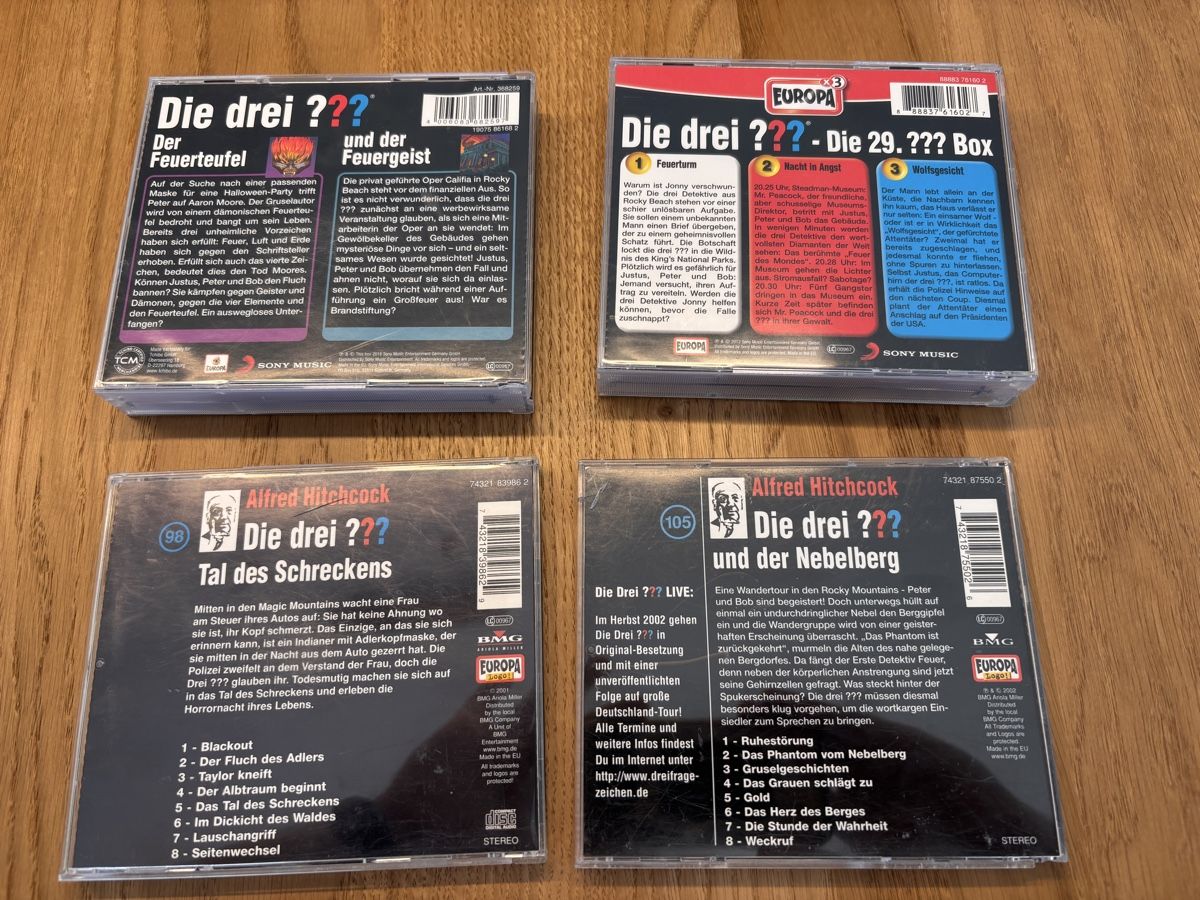 Audiolibri: Die drei Fragezeichen Hörspiele 7 CDs – Usato da Stachen venduto da stachi08 1