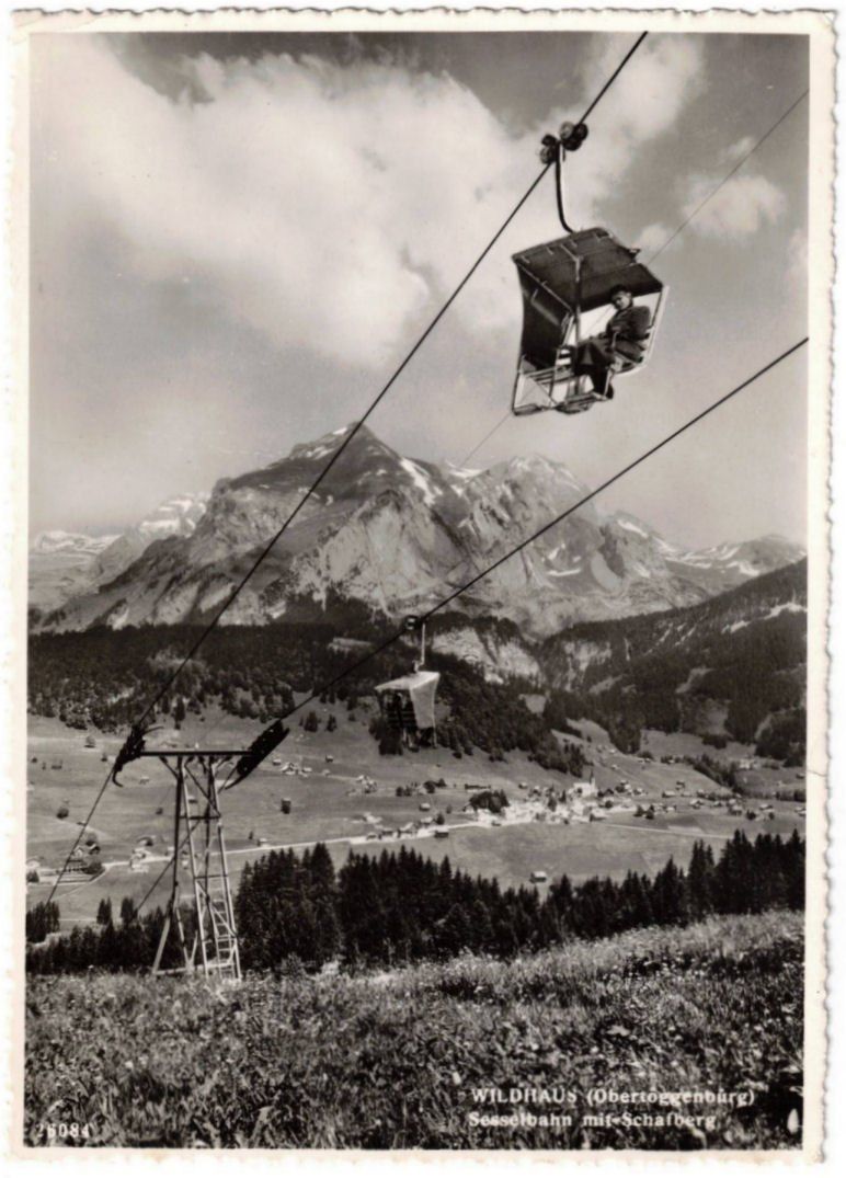 Cartoline postali: Wildhaus - Sessellift – Usato da Binningen venduto da Mountainrider