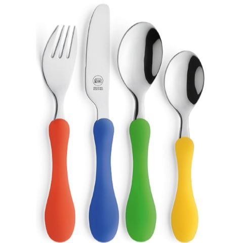Set di posate: Besteck BABENY Kinderbesteck Set 4-tlg. – Nuovo e nell'imballaggio originale da Wettingen venduto da kochshop