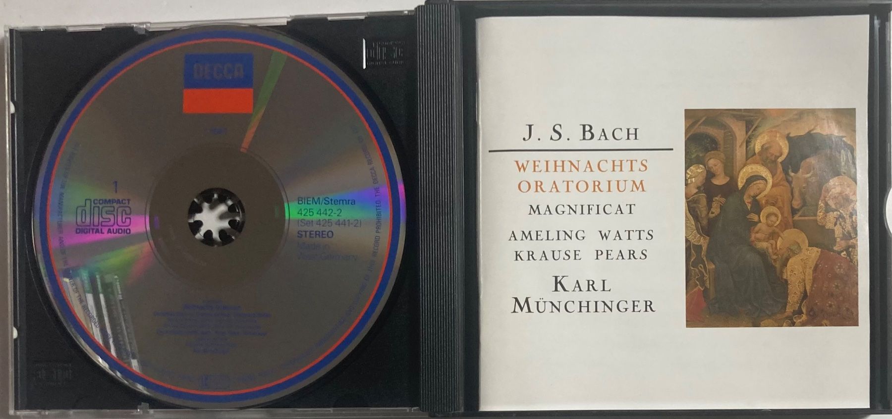 CD: J.S. BACH...... - WEIHNACHTS ORATORIUM / MAGNIFICAT – Usato da Poliez-Pittet venduto da Newtown-Records 2