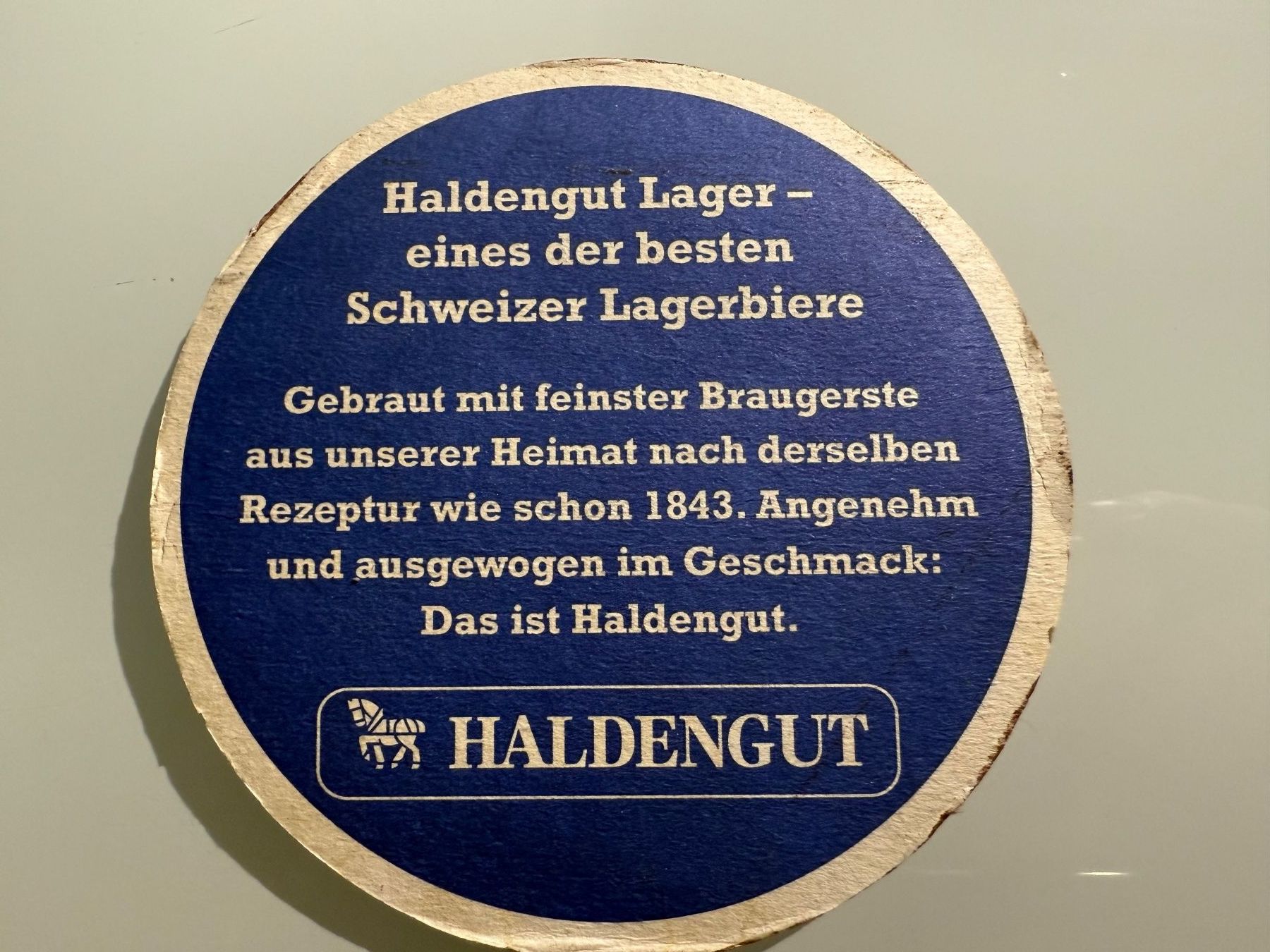 Haldengut Sottobicchieri: Bierdeckel Halden Gut – Usato da Zürich venduto da ch3906 1