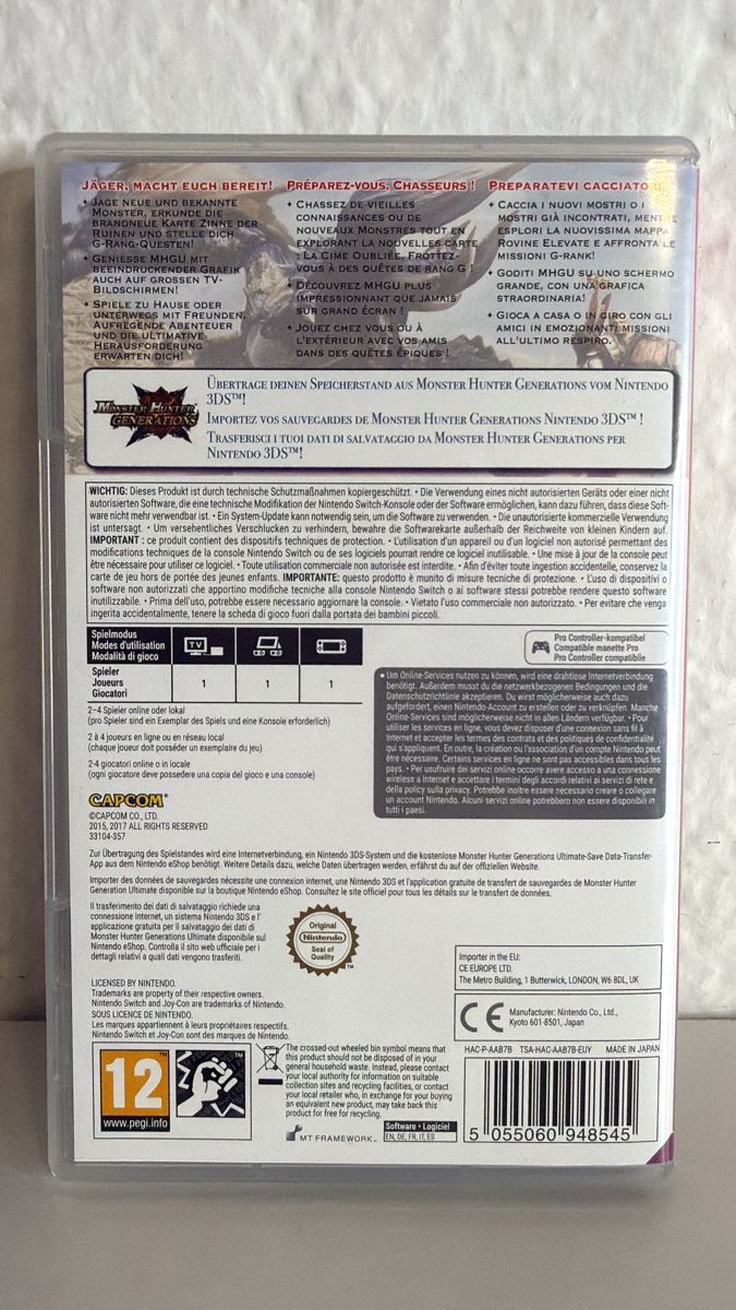 Nintendo Giochi: Monster Hunter Generations Ultimate for Nintendo Switch – Usato da Ehrendingen venduto da bubulence 1