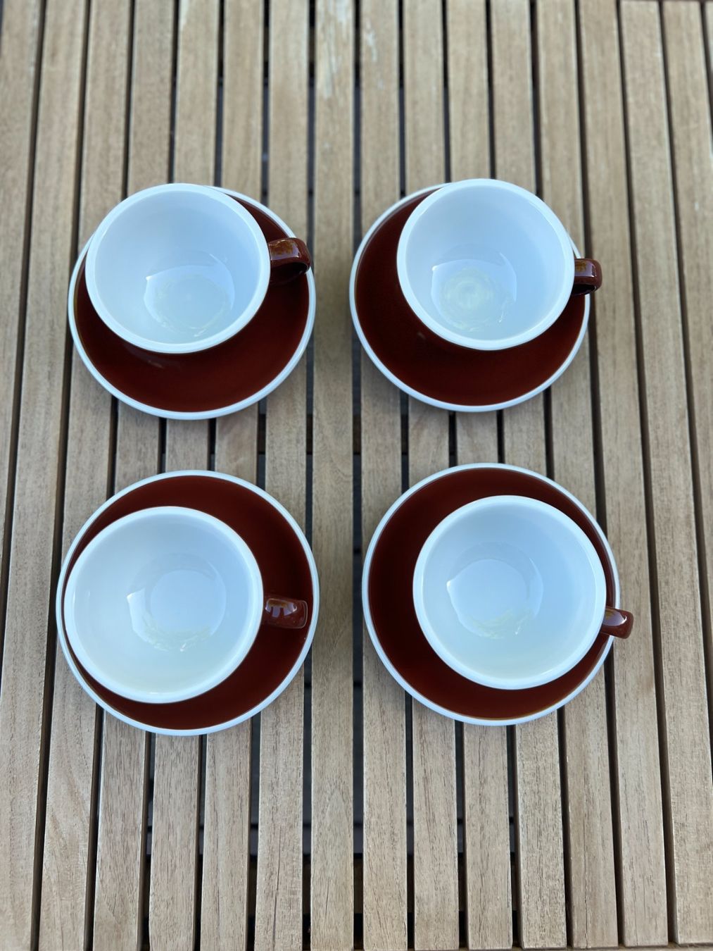Set di piatti: Cappuccino Kaffee Tassen – Usato da Wallisellen venduto da Val1990 2