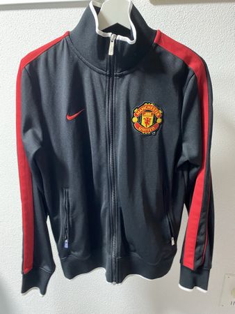 Nike Manchester United Trainingsjacke schwarz rot Grösse M