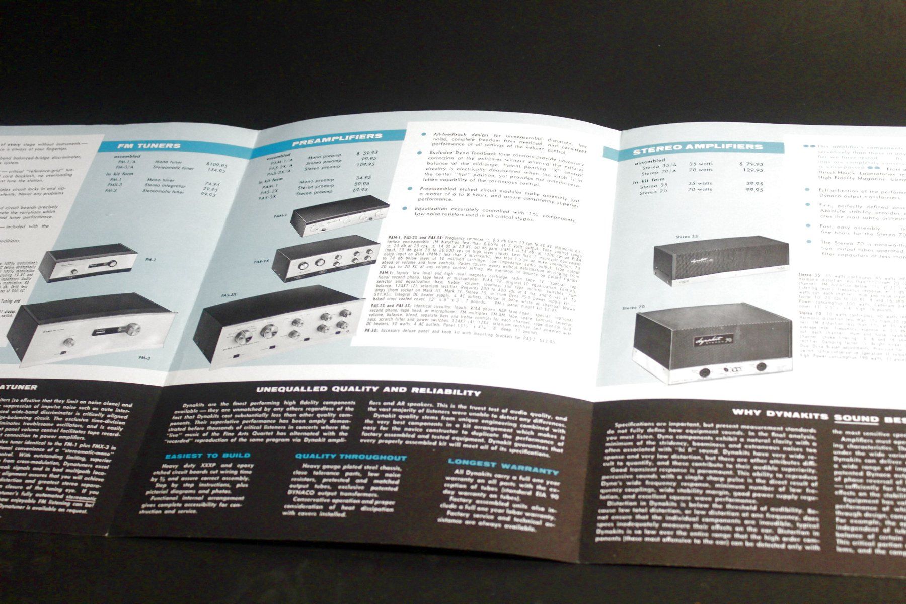 Amplificatori: Original Katalog: DYNACO / DYNAKIT - Komplettprogram, 1966 – Usato da Bern venduto da kultiges 1