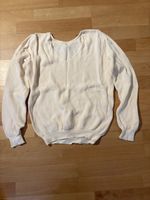 Cream sweatshirt 100% cotton, XS/S