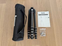 Sehr leichtes Hama Carbon Stativ mit Kugelkopf