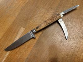 Antikes Jagdmesser  Solingen Taschenmesser Nicker