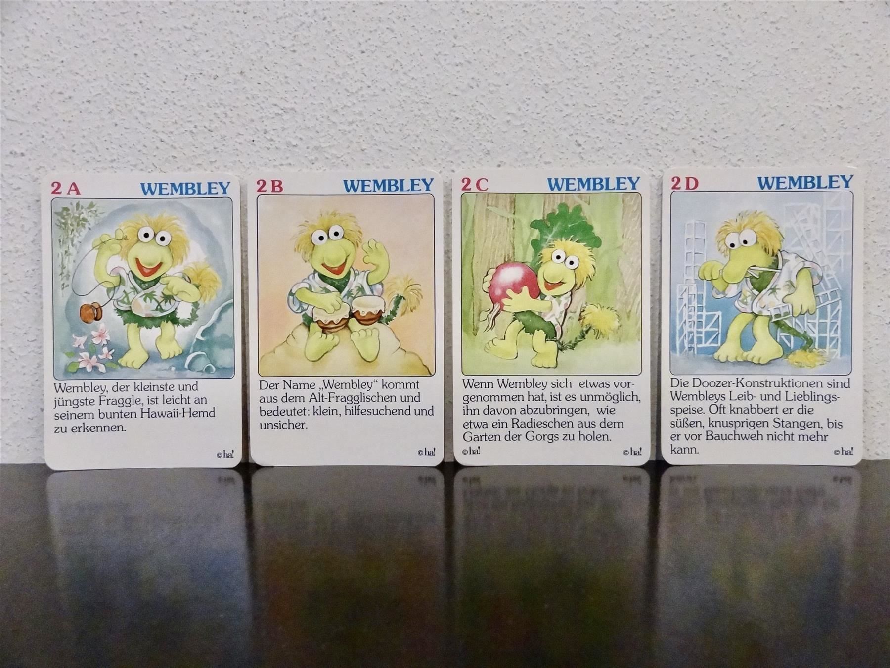 Giochi: schönes altes Quartett DIE FRAGGLES 1984 – Usato da Kerzers venduto da wisaundso 3