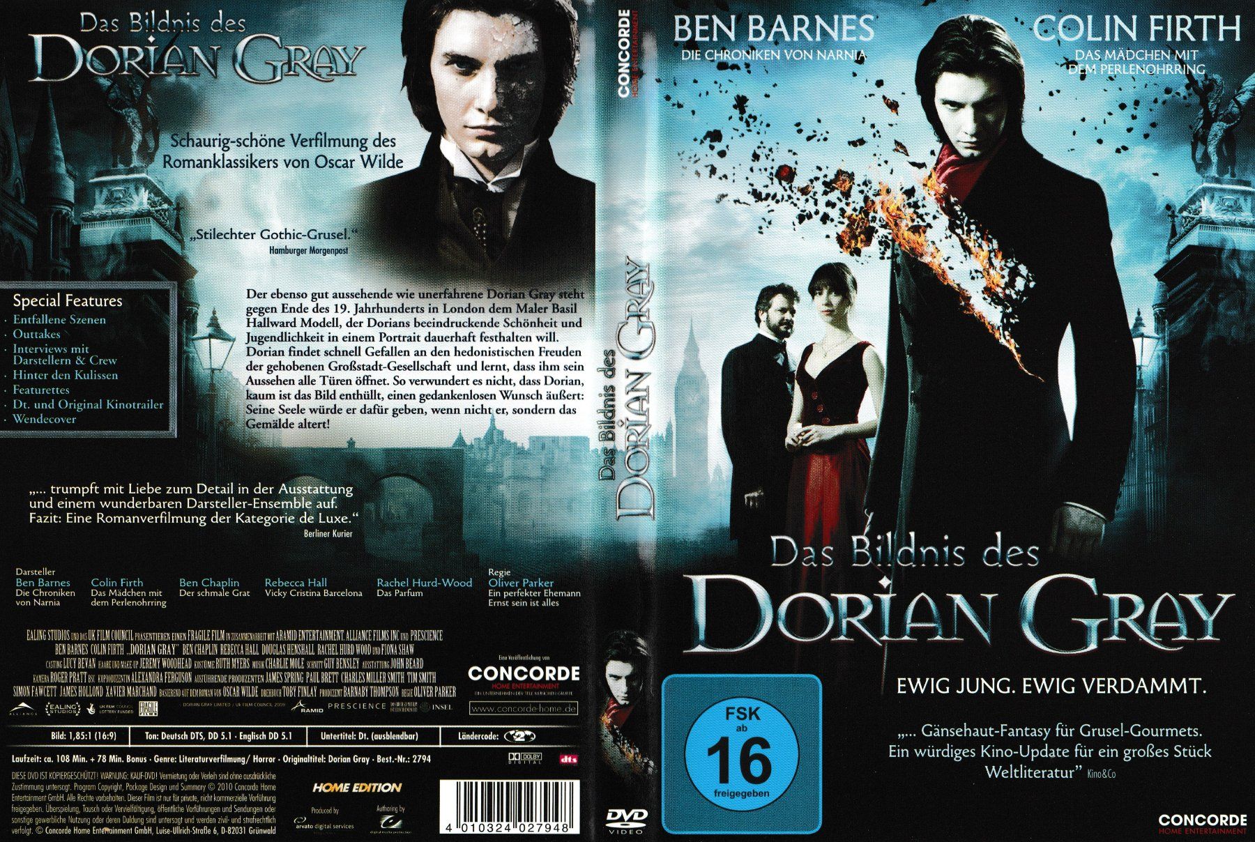 Tutti i DVDs: DVD - Das Bildnis des Dorian Gray – Usato da Langnau am Albis venduto da MediaRescuerKeLoX