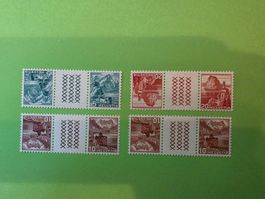 1941-1942 Zwischenstege S53y, S54y, S55, S56y, postfrisch**