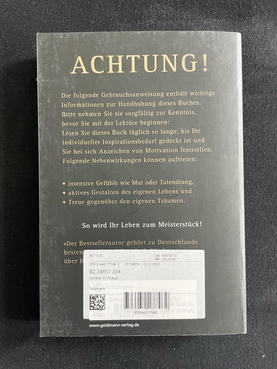 Libri: Hermann Scherer - Fokus! – Nuovo (secondo la descrizione) da Luzern venduto da predator11 1