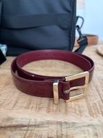 NA-KD New dark red leather belt