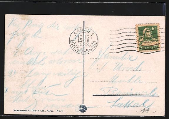 Cartoline postali: Aarau, Kantonale Krankenanstalt aus der  – Usato da Berlin venduto da bartko-reher 1