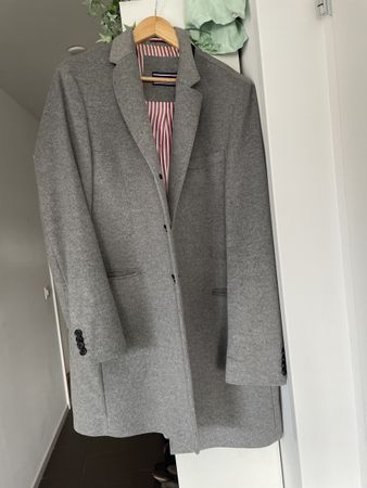 Tommy Hilfiger Wollmantel Grau, Top Zustand, Grösse M