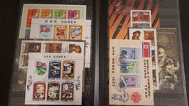 Sonderblocks Korea mit Album