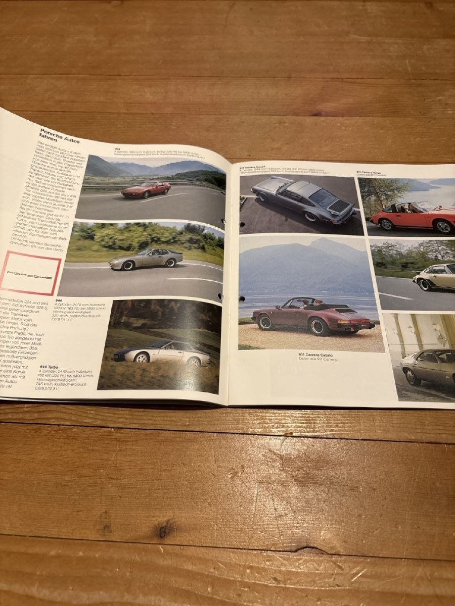 Porsche Documenti: Porsche - Alle Modelle - Prospekt - 1985 – Usato da Freienstein venduto da Golfbueb 1