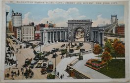 Postkarte New York 1930 nach Italien