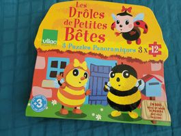 Puzzle holz/bois  Vilac 3*12 - Abeilles/Bienen
