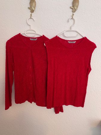 Vintage Energy 2 Teiler Cardigan + Top Gr. S