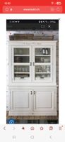 Vintage Vitrine im Landhausstil, Weiss - Neuwertig!