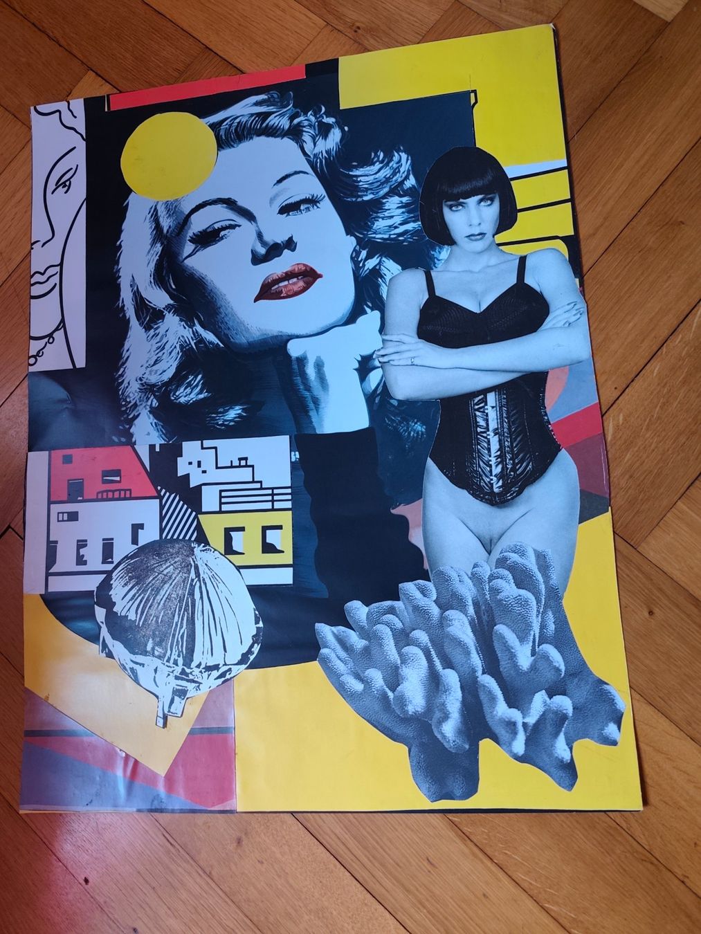 Grafica & Litografie: Collage Pop Art design – Usato da Montreux venduto da LeVintage33 1