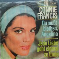 Vinyl-Single Connie Francis - Du musst bleiben, Angelino