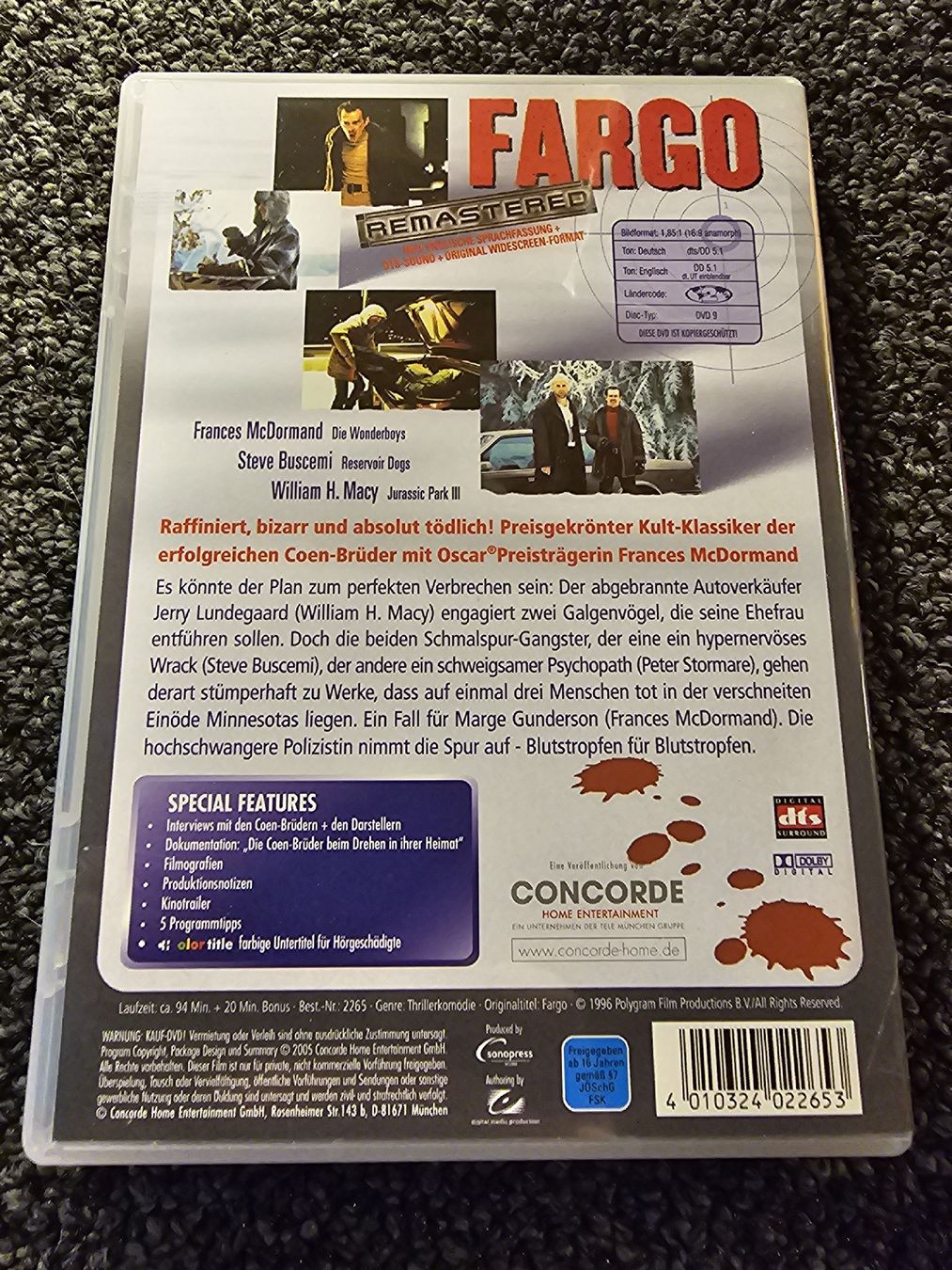 Tutti i DVDs: DVD Fargo (21254) – Usato da Ruswil venduto da jan_bxl5 1
