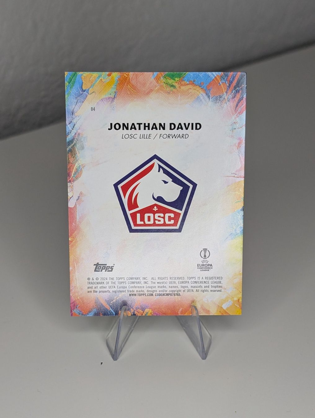 Topps Carte collezionabili: Jonathan David 32/75 LOSC Lille Topps Inception – Nuovo (secondo la descrizione) da Hunzenschwil venduto da BRPCards 2