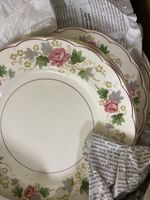 Schönes Rosengeblumtes Service grindel je 9 teller,England