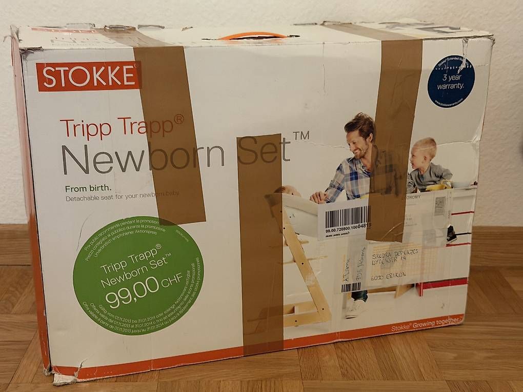 Auto-Kindersitze: Babyschale Tripp Trapp mit Originalverpackung – Gebraucht aus Kriens von minuB 1