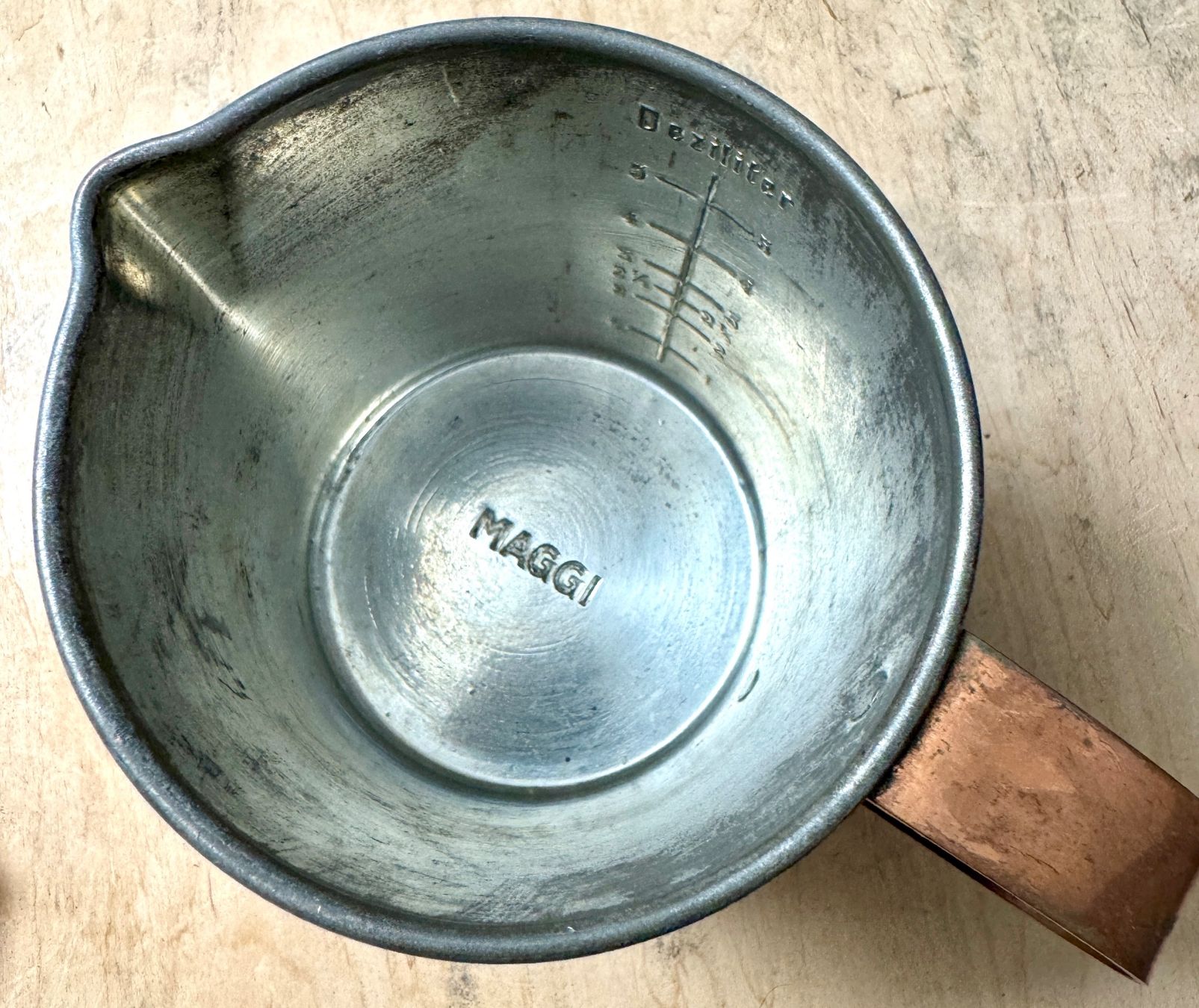Elettrodomestici da cucina: Maggi Messbecher aus Kupfer 1/2 Liter – Usato da Rothrist venduto da Luckywinner 4