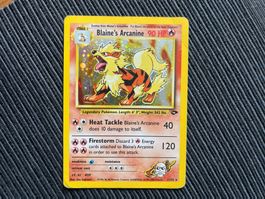 Pokemon Blaine‘s Arcanine Holo Gym Challenge