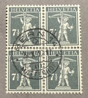 138III Viererblock Bern 1  SBK 250.-